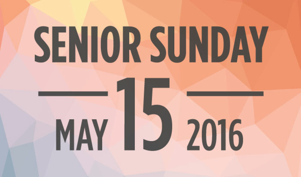 Senior Sunday First Presbyterian Church
